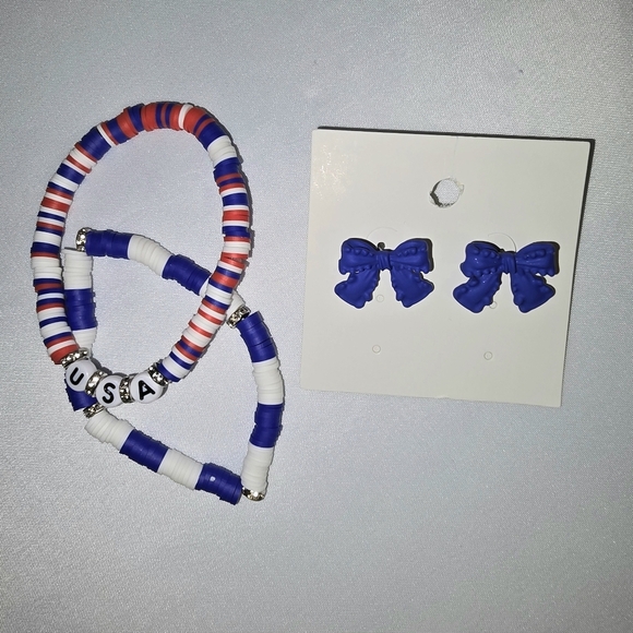 Fourth of July / Independence Day Outfit - Size 1/2 & Small - Picture 9 of 10